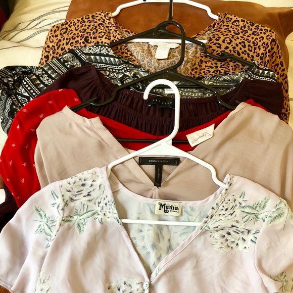 💥💕Bundle of designer tops BCBG Dillard’s H&M F21 - Picture 6 of 6